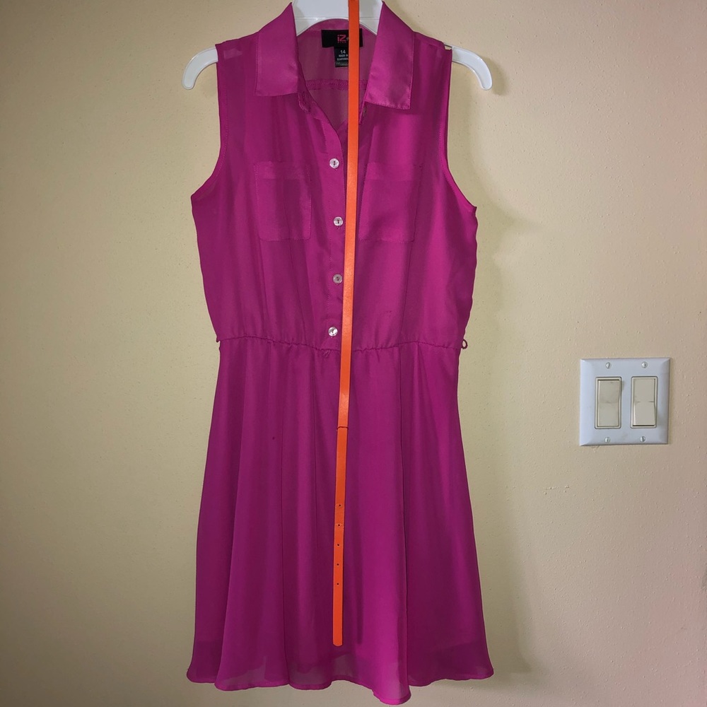 Pink Sleeveless Dress